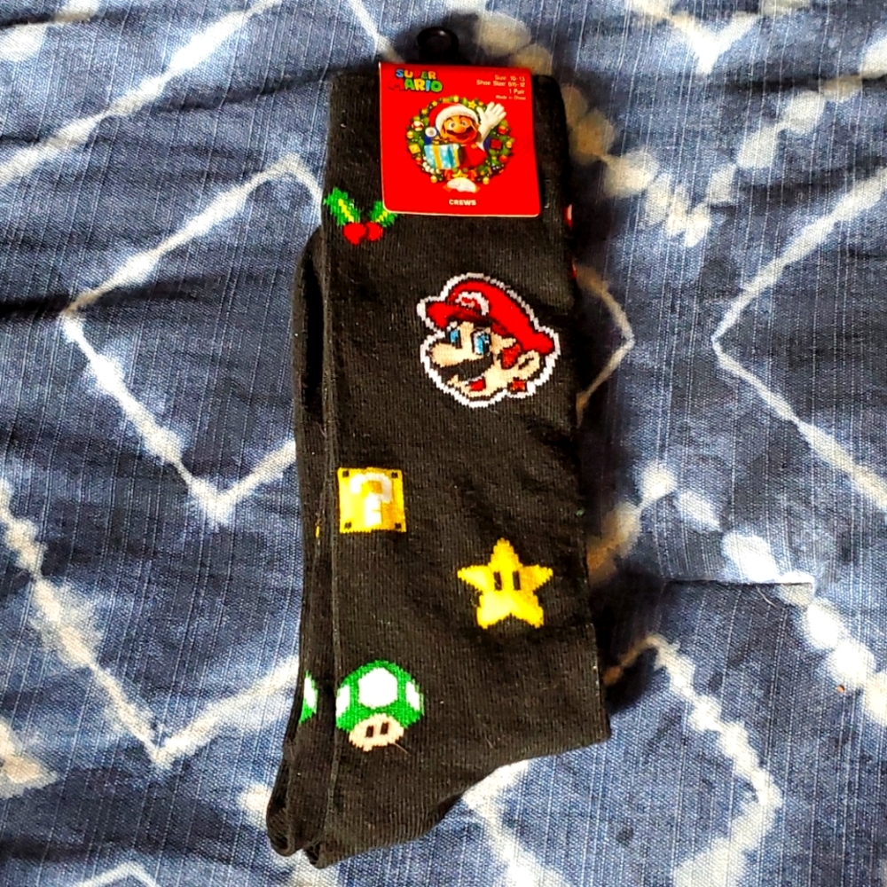 Super Mario sock